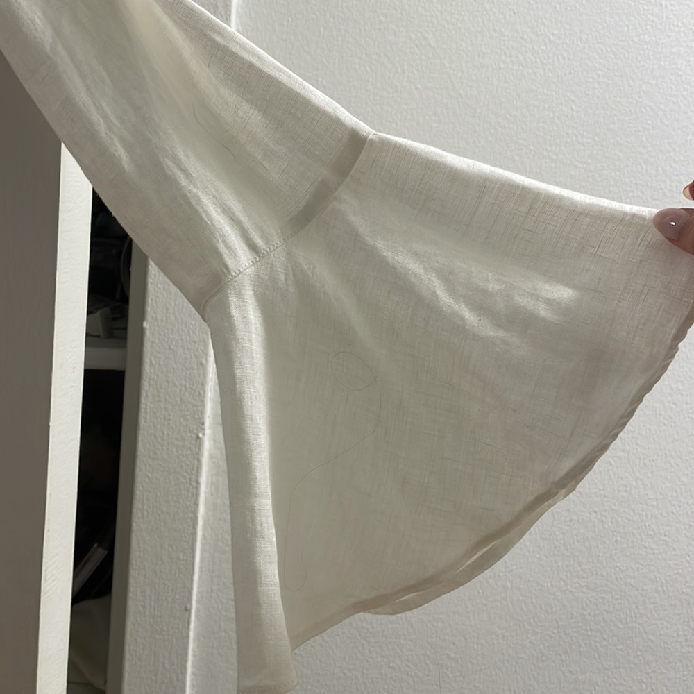 Neiman Marcus Linen Top - Picture 3 of 4